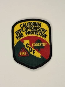 California Department Of Forestry Firefighter Paramedic Patch Small Size - Picture 1 of 2