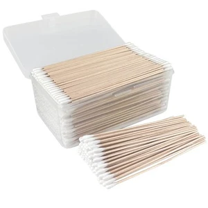 600 PCS 6 Inch Long Cotton Swabs With Reusable Box - 100% Natural Cotton Buds... - Picture 1 of 9