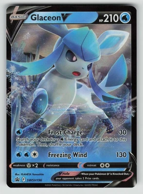 Glaceon V - Promo SWSH: Sword & Shield Promo Cards SWSH196 NM - Image 1 of 2