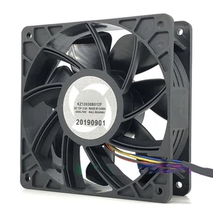 S7 S9 T2T High Power Cooling Fan KZ12038B012F 12V 3.2A 120*120*38mm 6Pin - Afbeelding 1 van 4