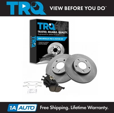 TRQ Front Brake Pad & Rotor Kit Brake Rotor For 2007-2009 Mazda 3 - Image 1 of 4