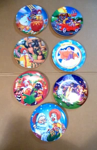 7 VINTAGE McDONALDS COLLECITABLE PLATES - Picture 1 of 11