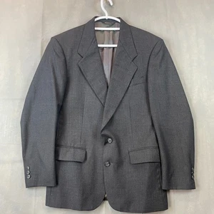Givenchy Monsieur Blazer Men 42R Gray Classic Fit 2-Button Made USA Luxury - Picture 1 of 10