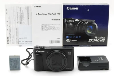【COMO NUEVA EN CAJA】 Cámara digital compacta Canon PowerShot SX740 HS negra de 20,3 MP Foto 1 de 4