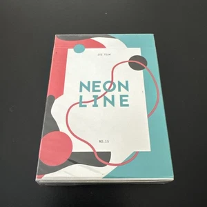 Baraja de cartas Neon Line de Riffle Shuffle - Edición limitada - USPCC - Imagen 1 de 5