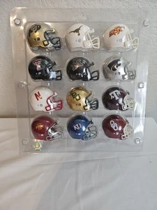 Riddell Big 12 Football Revolution Pocket Size Conference Set 12 Mini Helme - Bild 1 von 3
