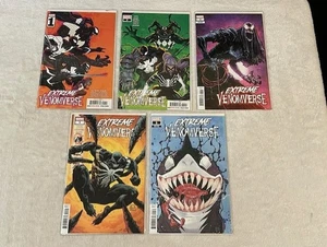 EXTREME VENOMVERSE 1-5 MARVEL 2023 W/ JEFF THE LANDSHARK PEACH MOMOKO VARIANT!!! - Picture 1 of 4