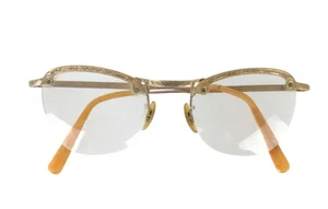 COC 1/10 12k Gold Filled Cat Eye Glasses Vintage Eyewear - Picture 1 of 9