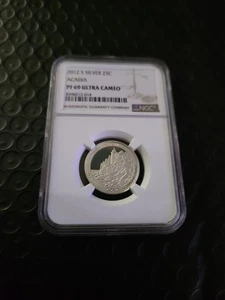 2012 Silver Acadia Quarter NGC PF69 Ultra Cameo - Picture 1 of 2