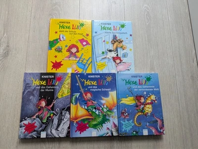 5 Hexe Lilli Bücher, Band 1-2-10-11-12, Knister - Bild 1 von 4