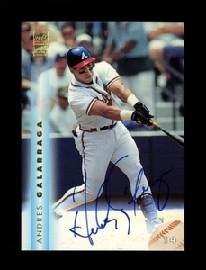 Autógrafo certificado Topps 1999 #A5 Andres Galarraga en tarjeta automática casi nuevo-como nuevo/como nuevo - Imagen 1 de 2