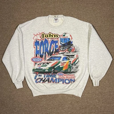 1997 NHRA John Force Champion Drag Racing Sudadera De Colección Castrol XXL  Foto 1 de 4