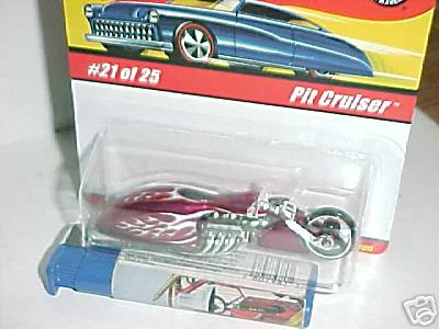 HW HOT WHEELS CLASSICS 1 #21 PIT CRUISER MOTORCYCLE ROSE HOTWHEELS RARE VHTF - Image 1 of 1