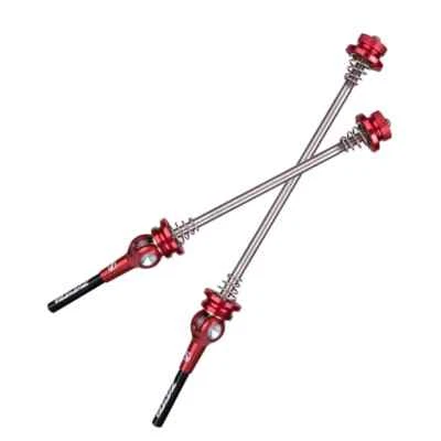 Titanium Wheel Skewers MTB Road Bike QR Quick Release Bicycle Front Rear Ti Set - Image 1 of 4
