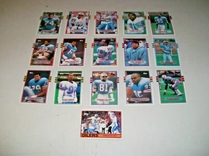 1989 Topps Houston Oilers Team Set of 16 Moon Givins Munchak Bruce Matthews RC - Picture 1 of 4