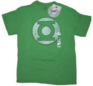 Neu mit Etikett Green Lantern Distressed Logo T-Shirt MEDIUM DC Comics Originals Justice - Bild 1 von 7