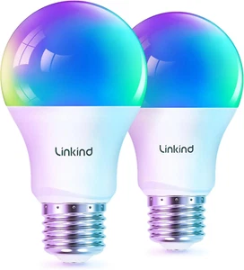 Matter Smart RGBTW Bulb, Smart Light Bulbs Work with Apple Home/Siri/Google Home - Picture 1 of 12