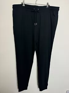ASOS DESIGN Basic Jogginghose Schwarz 3XL Bund zum Binden 100% Baumwolle Tapered Leg Neu - Bild 1 von 11