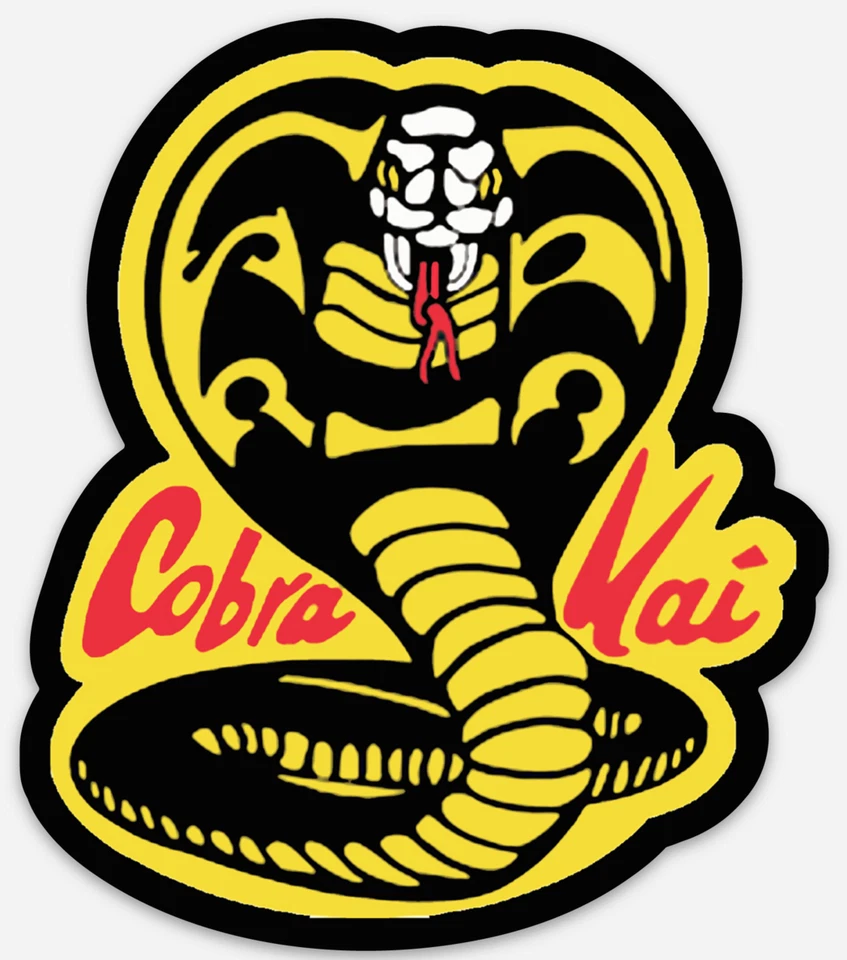 Cobra Kai Cobra Logo Type (Karate Kid) (Johnny Lawrence) Die-cut MAGNET