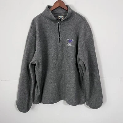 Chaqueta Timberline 1996 vintage para hombre talla XL gris ATO Fraternity Kansas State Foto 1 de 4