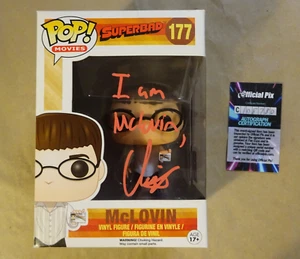 Signed McLovin Superbad Christopher Mintz-Plasse Auto Funko Pop Official Pix COA - Picture 1 of 12