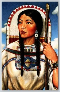 Postcard Sacagawea Native American Lewis & Clark - 1993 FDC USPS Western Series - Picture 1 of 2