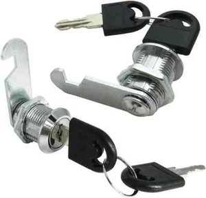 Tool Box Lock Replacement 2 Pack Tool Box Lock Set Cylinder Universal Lock 12/19 - Picture 1 of 4
