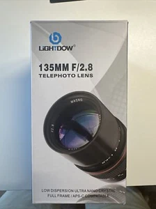 Lightdow 135mm f/2.8 FE UMC Full Frame Telephoto Lens for Canon - Picture 1 of 11