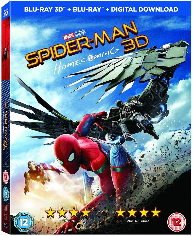 Spider-Man - Homecoming (3D Blu-Ray + 2D Blu-Ray) - Image 1 of 2