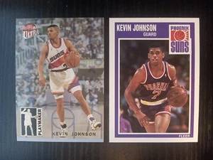 1992-93 Fleer Ultra Kevin Johnson Playmaker #5 Suns & '89 Rookie #123 kostenloser Versand! - Bild 1 von 2