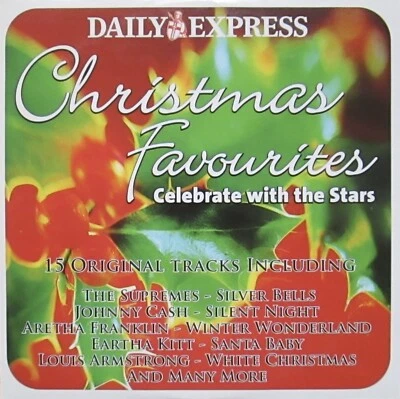 CHRISTMAS FAVOURITES MUSIC CD CELEBRATE WITH THE STARS AULD LANG SYNE SANTA BABY - Image 1 of 2