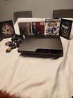 Playstation 3 Ps3 160gb Slim Console Bundle Cech-2501a With 5 Games