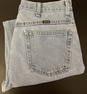 Rustler® Men's Denim Blue Jeans Dungarees Size 34x29 Regular Fit ~ Straight Leg - Picture 1 of 7