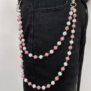 Stylish Rhinestone Wallet Chain - MULTIPLE COLOURS AVAILABLE! - Picture 1 of 8