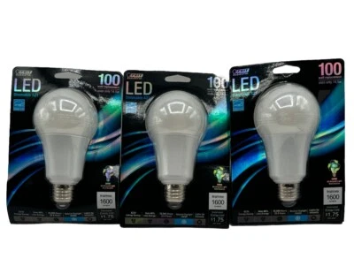 3XLED Light Bulbs, A21 100W Equivalent  Dimmable 1600 Lumens LED Light 5000k - Image 1 of 2