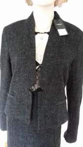 New TURNOVER WOMAN SKIRT SUIT NEW 34% wool Size-14 - Picture 1 of 8