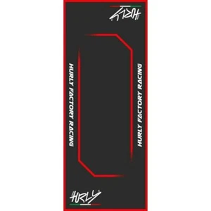 Tapis De Garage Hurly Noir/Rouge 100x49,5cm - Imagen 1 de 1