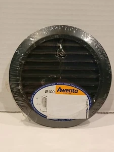 Awenta T30CZ Round Dryer Vent Cover With Flange & Fly Screen (100mm) - Picture 1 of 7