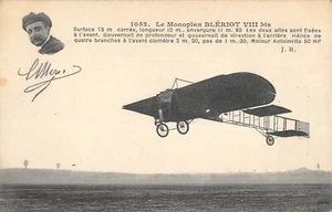 CPA AVIATION MONOPLAN BLERIOT VIII BIS  - Picture 1 of 1