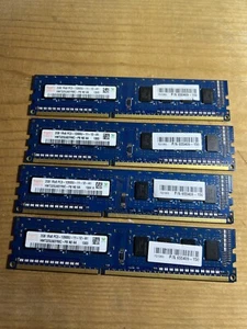 Hynix 8GB (4x2GB) DDR3 Desktop RAM PC3-12800 1600MHz HMT325U6CFR8C-H9 Tested!! - Picture 1 of 2