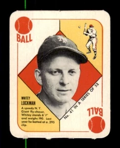 1951 Topps Red Back Set-Break # 41 Whitey Lockman EX-EXMINT /01 - Bild 1 von 2