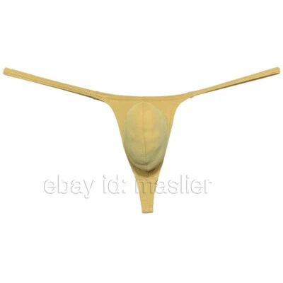 Men String Thong Underwear Male Bulge Pouch T-back Bikini Panties Micro Swimwear - Image 1 of 4
