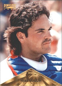 1996 Pinnacle Baseball Card #4 Mike Piazza