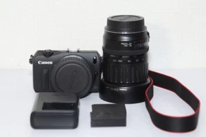 Canon EOS M Black 18.0MP Digital Camera w/ EF 35-135mm Lens + EF mount adapter - Picture 1 of 5