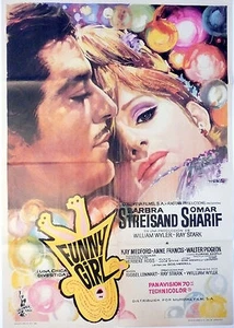 1969 SPAGNOLO UN FOGLIO / 8 PIEGHE - BARBRA STREISAND - RAGAZZA DIVERTENTE - Splendido! - Foto 1 di 3