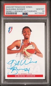2009 Rittenhouse WNBA DeWanna Bonner Rookie Autograph PSA 10 - Picture 1 of 2
