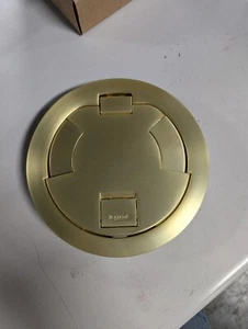 Wiremold 6CT2SB 6" Flush Style Cover Assembly Satin Brass E9 - Picture 1 of 3