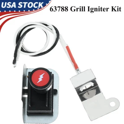 63788 Gas Grill Igniter Kit Push Button Replacement for Weber Q320 Q3200 Series - Image 1 of 4