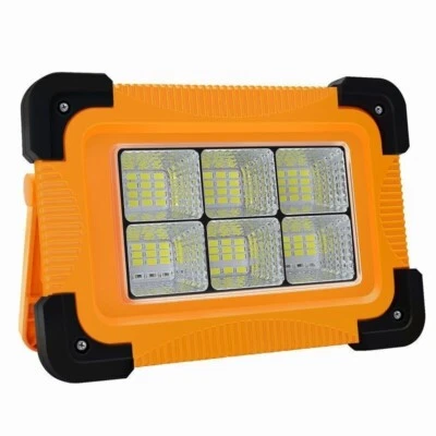 100W LED Arbeitsleuchte Akku Aufladbar Werkstattlampe Baustrahler Flutlicht neu - Bild 1 von 4