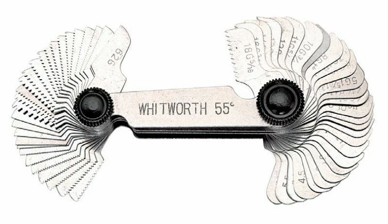 MIRSTORE CONTAFILETTI A 52 LAME PER MISURAZIONE FILETTATURE METRICHE E POLLICI